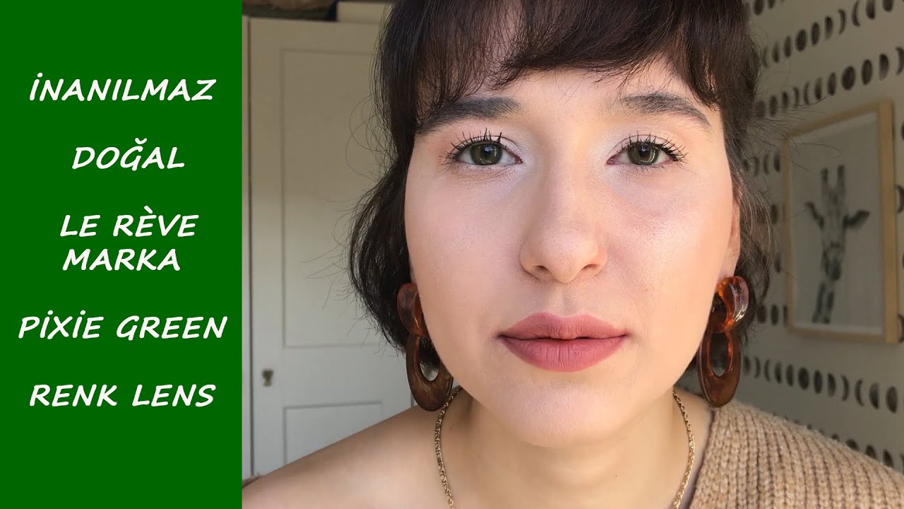 İNANILMAZ DOĞAL LE RÈVE MARKA PİXİE GREEN RENK LENS