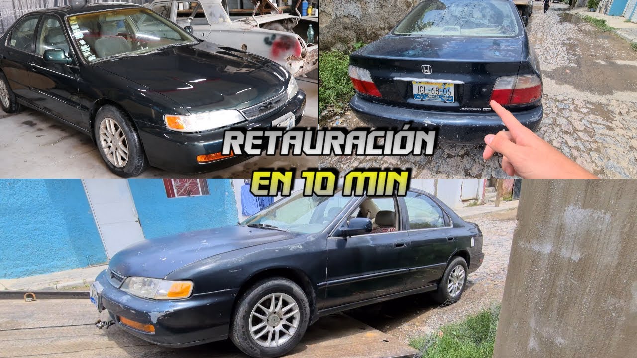 ¡COMO RESTAURAR UN HONDA EN 10 MINUTOS!