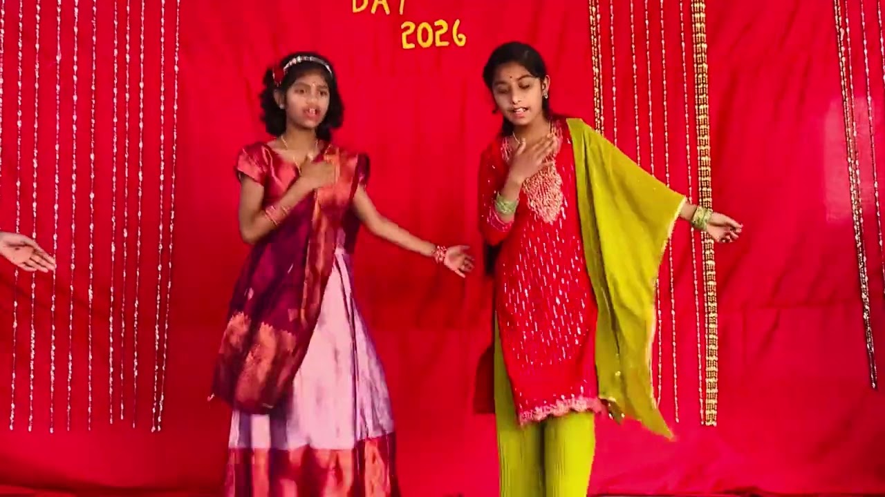6th class students dance performance 
