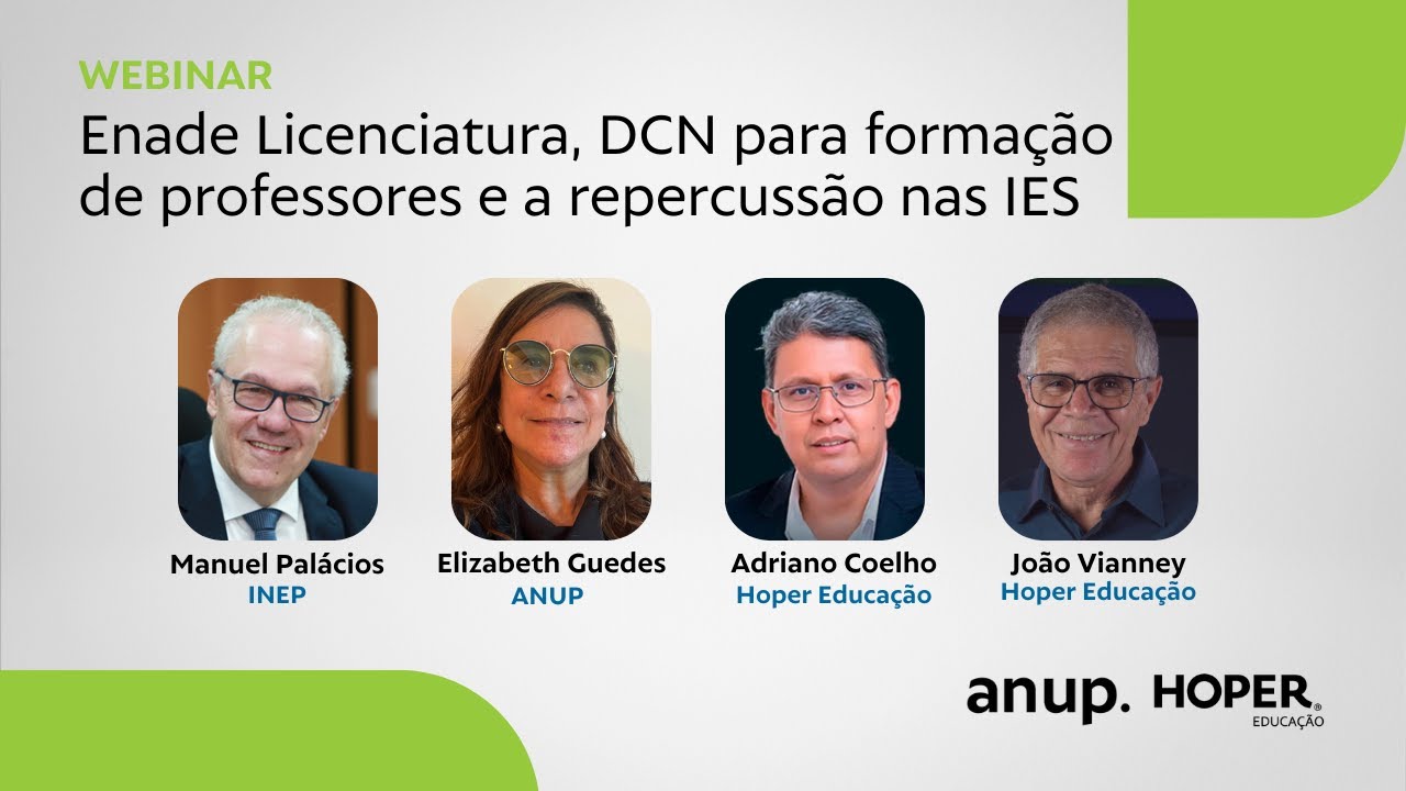 [Webinar] O novo Enade das Licenciaturas: o desafio da qualifica&ccedil;&atilde;o da forma&ccedil;&atilde;o de professores