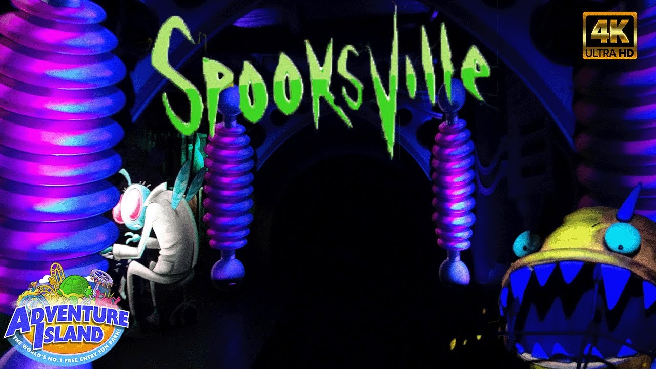 4K | Spooky Fun on Over the Hill 2: Spooksville POV at Adventure Island Southend