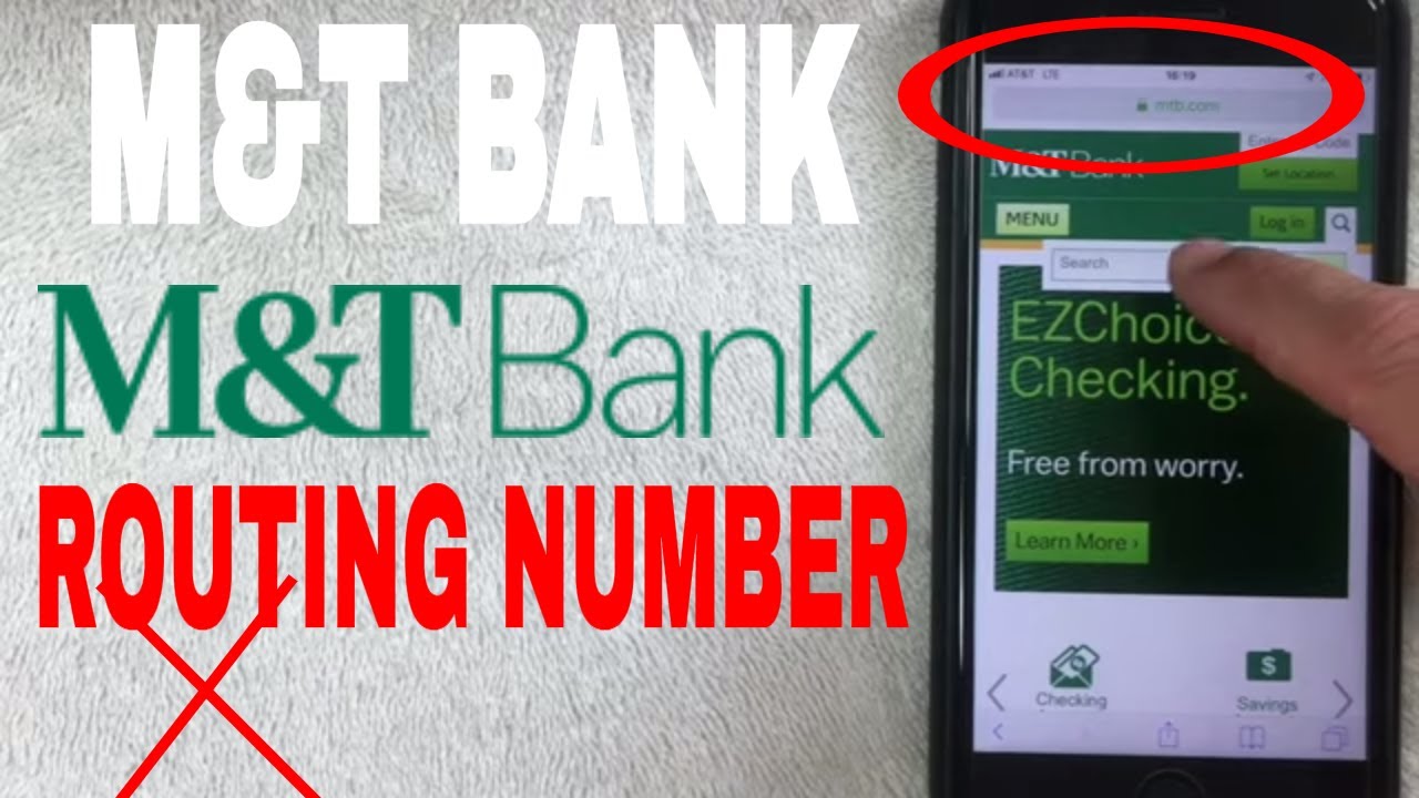 ✅  M and T Bank ABA Routing Number - Where Is It? 🔴