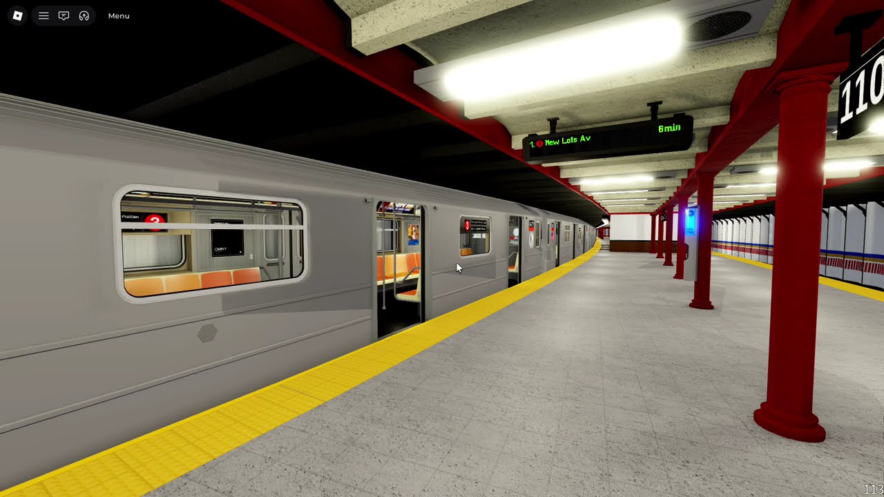 Kawasaki R62 (3) Train at 110th Street-Malcolm X Plaza (NYO)