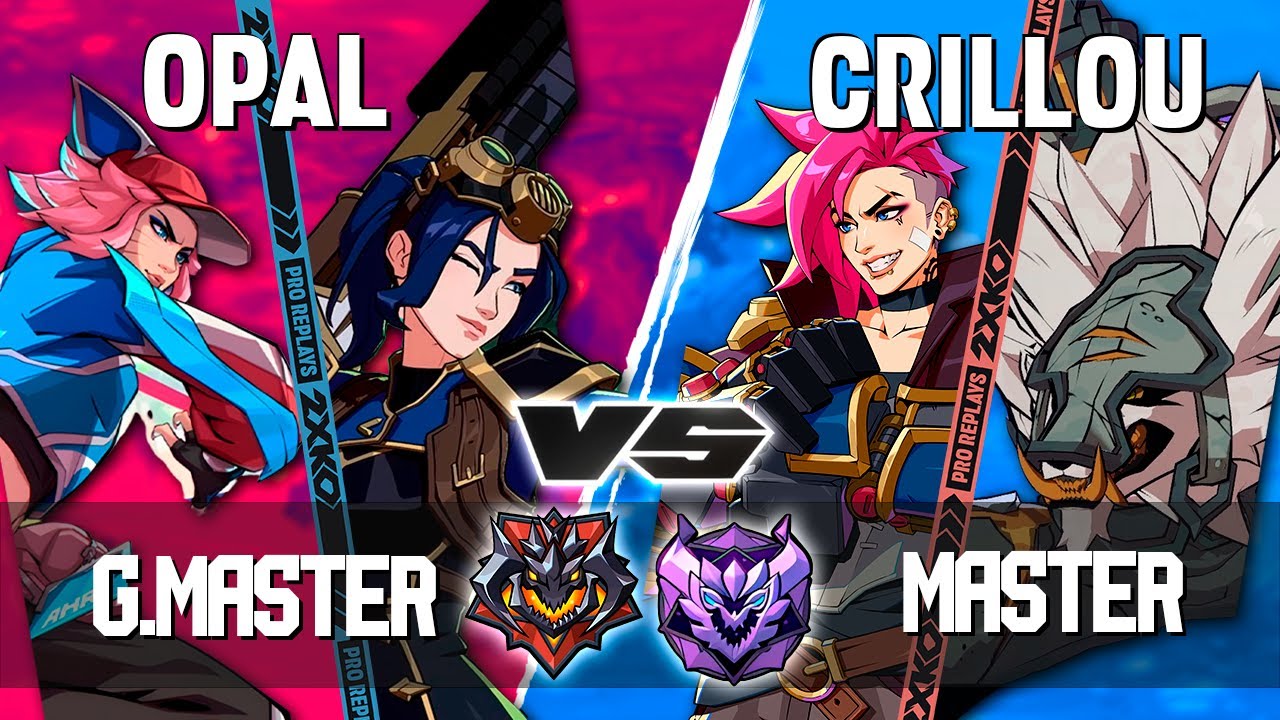 2XKO ▰ OPAL (Caitlyn-Ahri) vs CRILLOU (Vi-Warwick) ▰ 2XKO Pro level replays