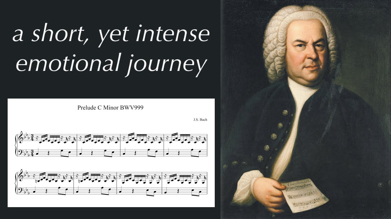 The magic of: “Prelude in C Minor BWV999” (J.S. Bach analysis)