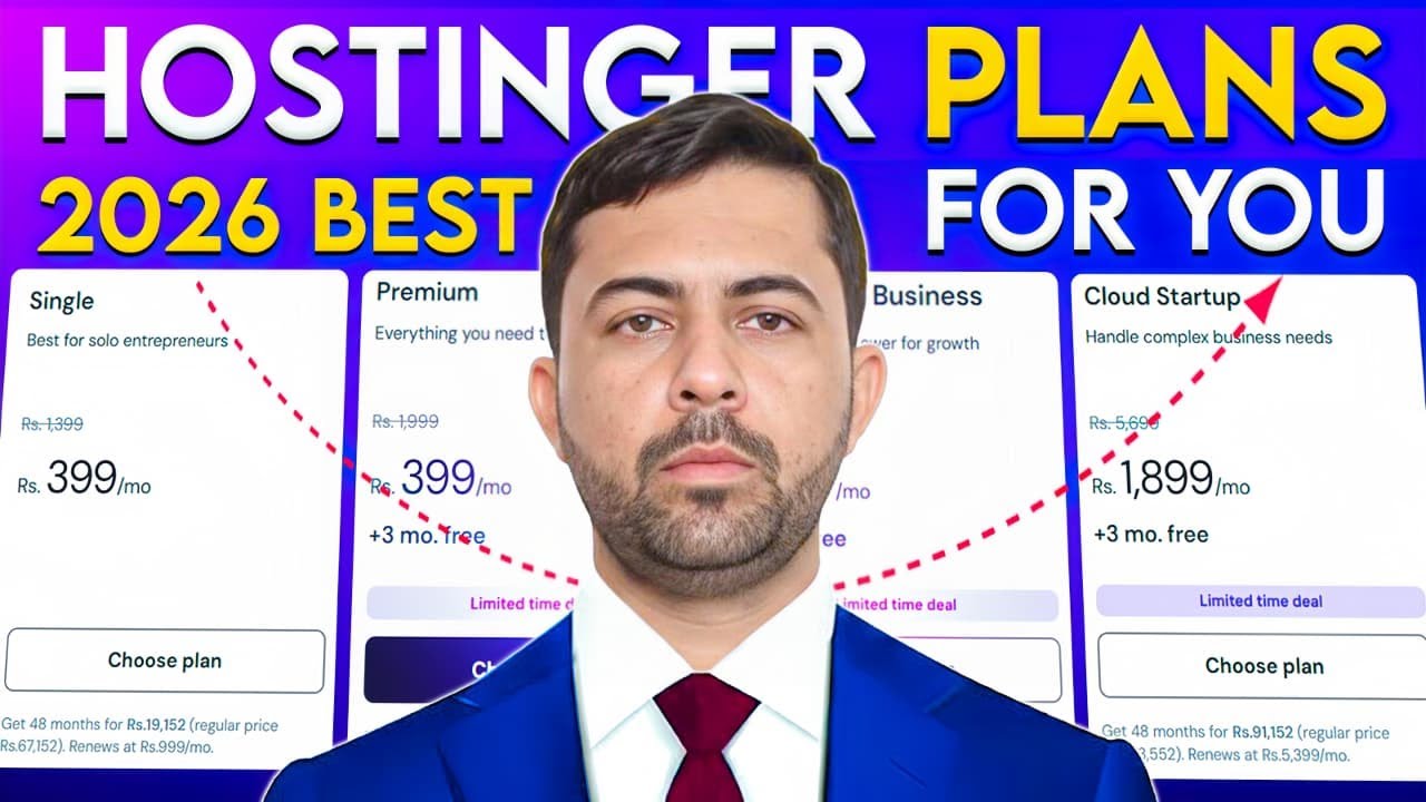 2026 Hostinger Hosting Guide | Which Plan is Best for You?