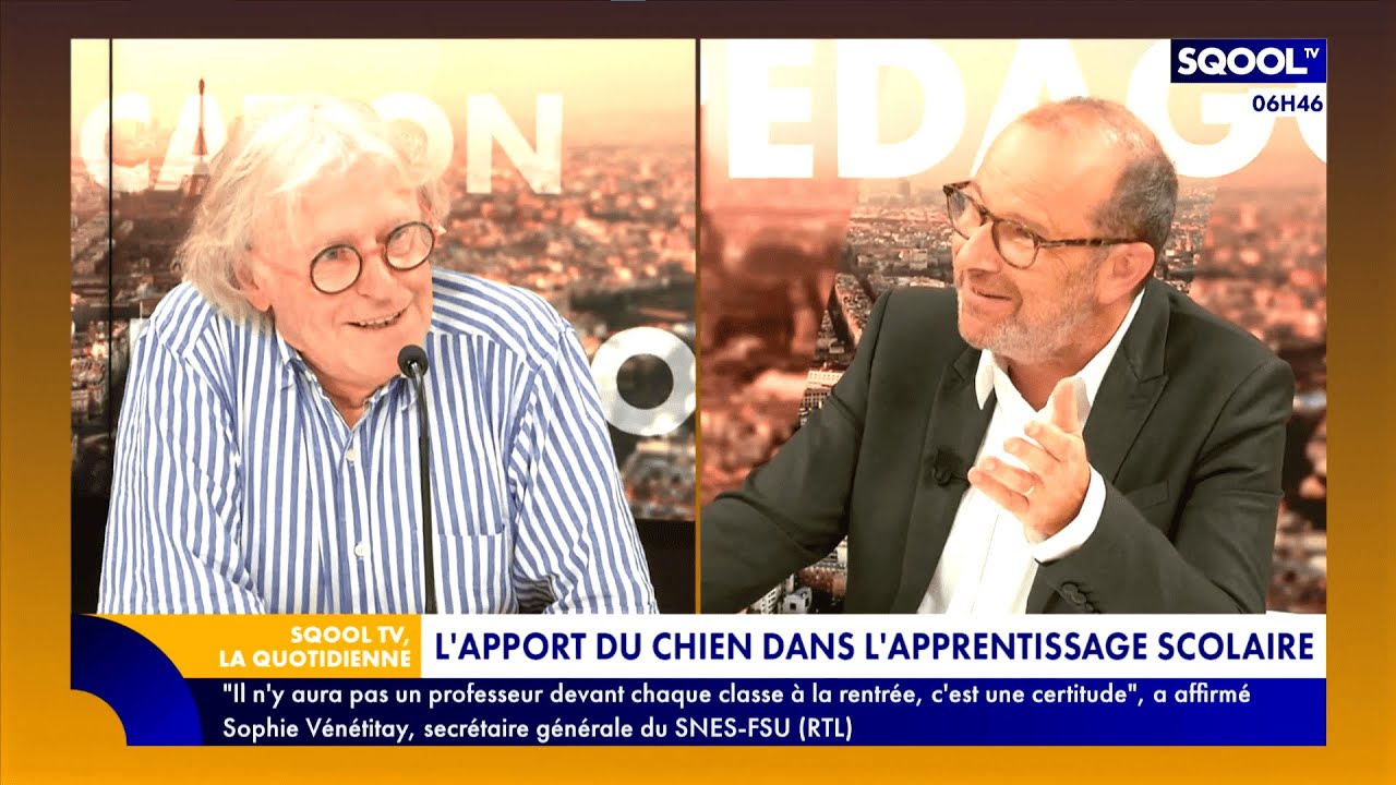 La Quotidienne (03/09/2024) - L'apport du chien dans l'apprentissage scolaire