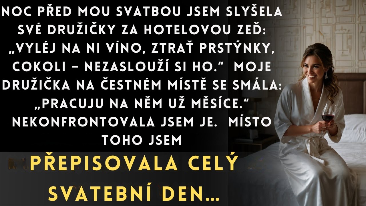Přistihla jsem své družičky, jak plánují zničit mou svatbu, protože „si ho nezasloužím“…