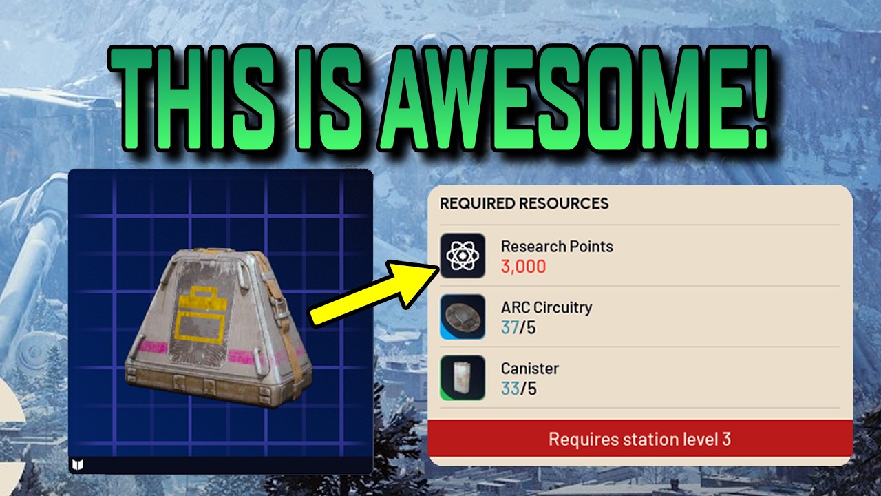 ARC Raiders Frozen Trail Patch Notes - (New Blueprint Research Workbench!)