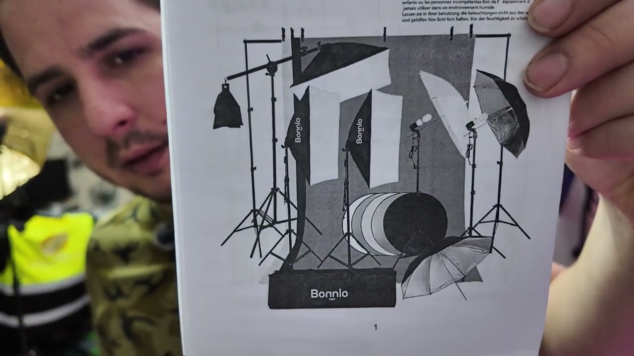 A very boring and long unboxing video. Found a large photography lighting kit. 