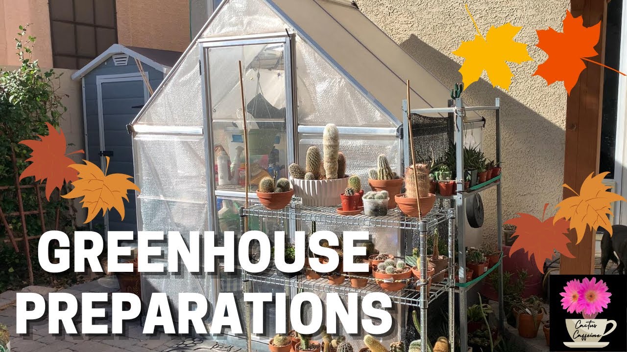 Getting the Greenhouse Ready for Winter 2021-2022