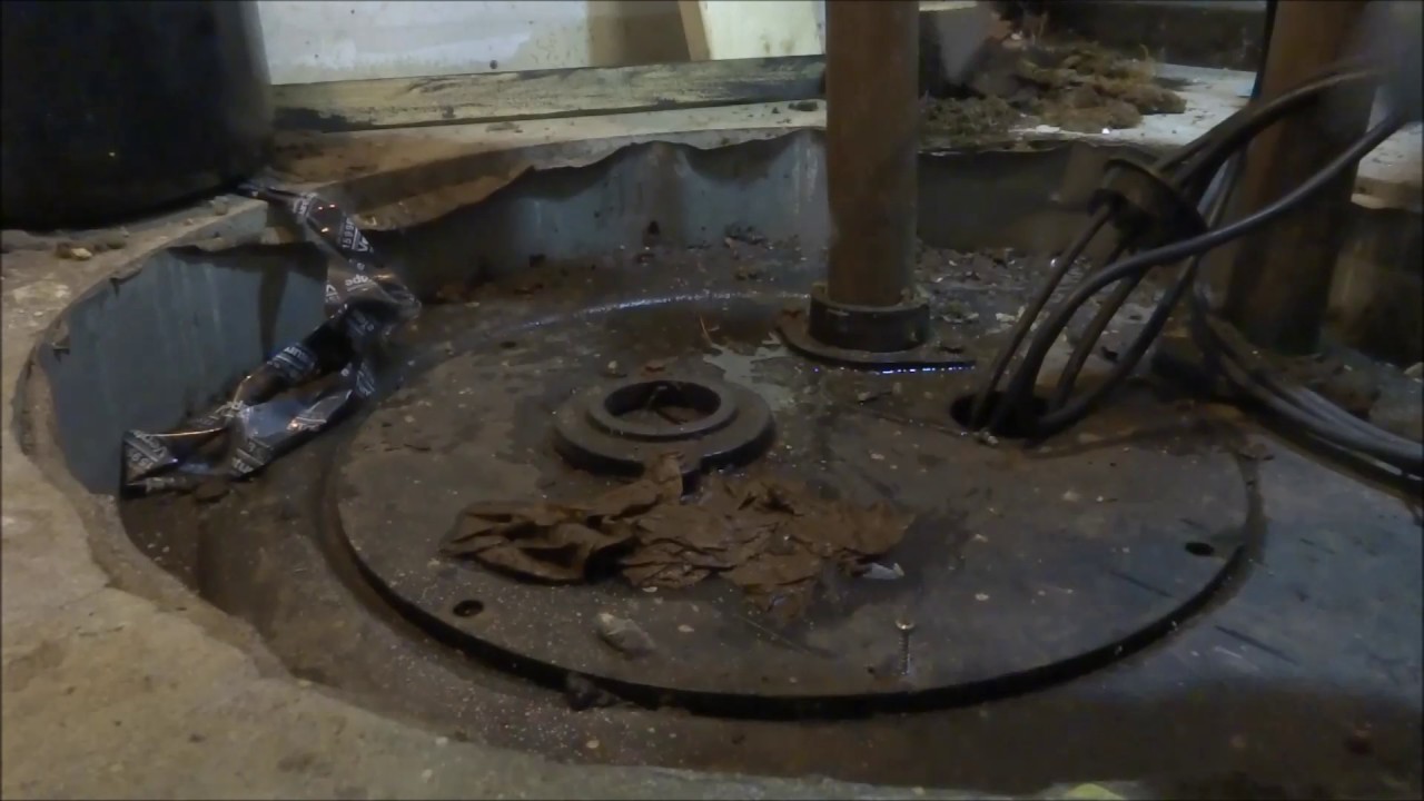 sewage ejector pump replaced