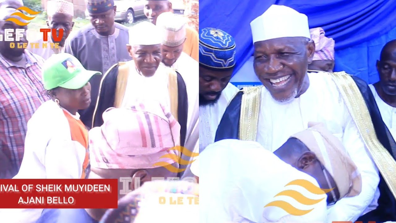 ARRIVAL OF SHEIK MUYIDEEN AJANI BELLO TO OSUN TANPAM RAMADAN LECTURES 2023