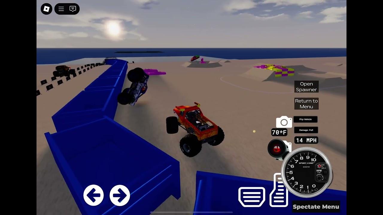 Playing as el toro loco! (Monster jam)
