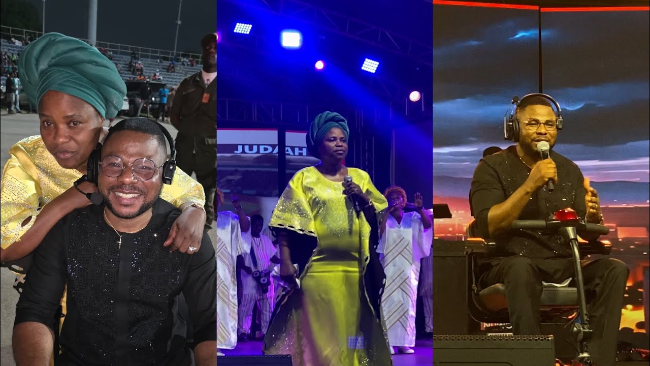SEE HOW GOSPEL LEGEND BISI ALAWIYE HONORS DR YINKA AYEFELE AT HIS BIRTHDAY PRAISE 