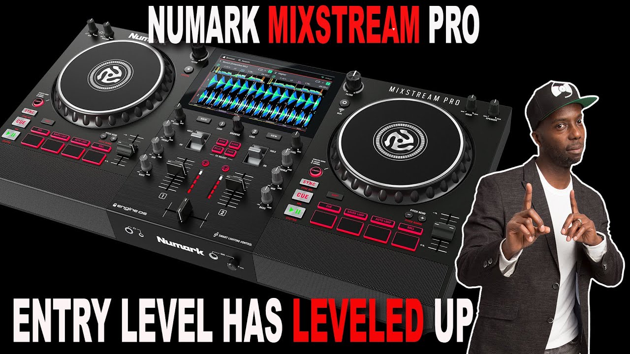 Numark Mixstream PRO - Is this the best ENTRY LEVEL DEVICE, EVER? Engine Lighting DEMO incl.