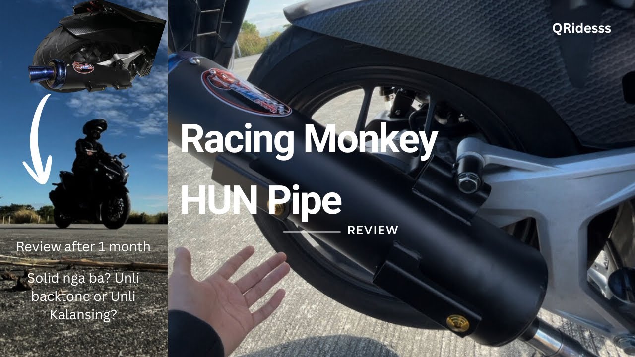 Racing Monkey HUN Pipe Review | 1 Month After | Honda Click 125i