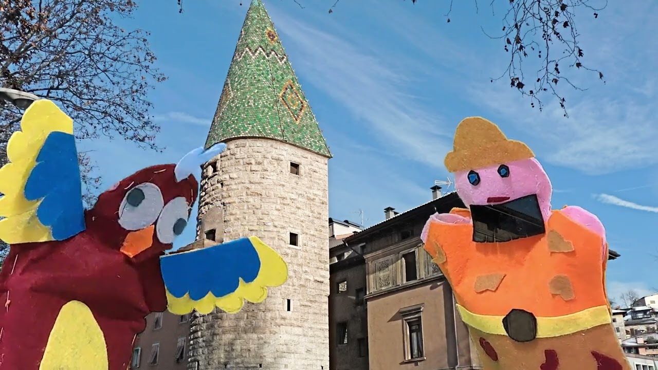 La fontana dell'aquila a Trento