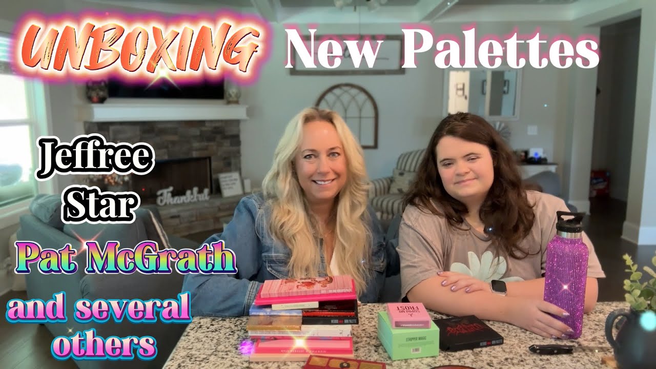 Unboxing of Jeffree Star, Pat McGrath, and other eye palettes