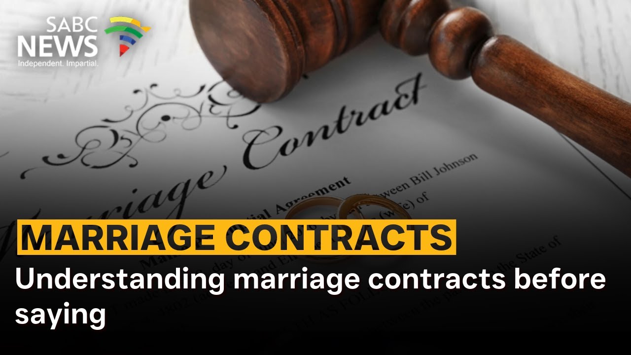 Understanding marriage contracts before saying 