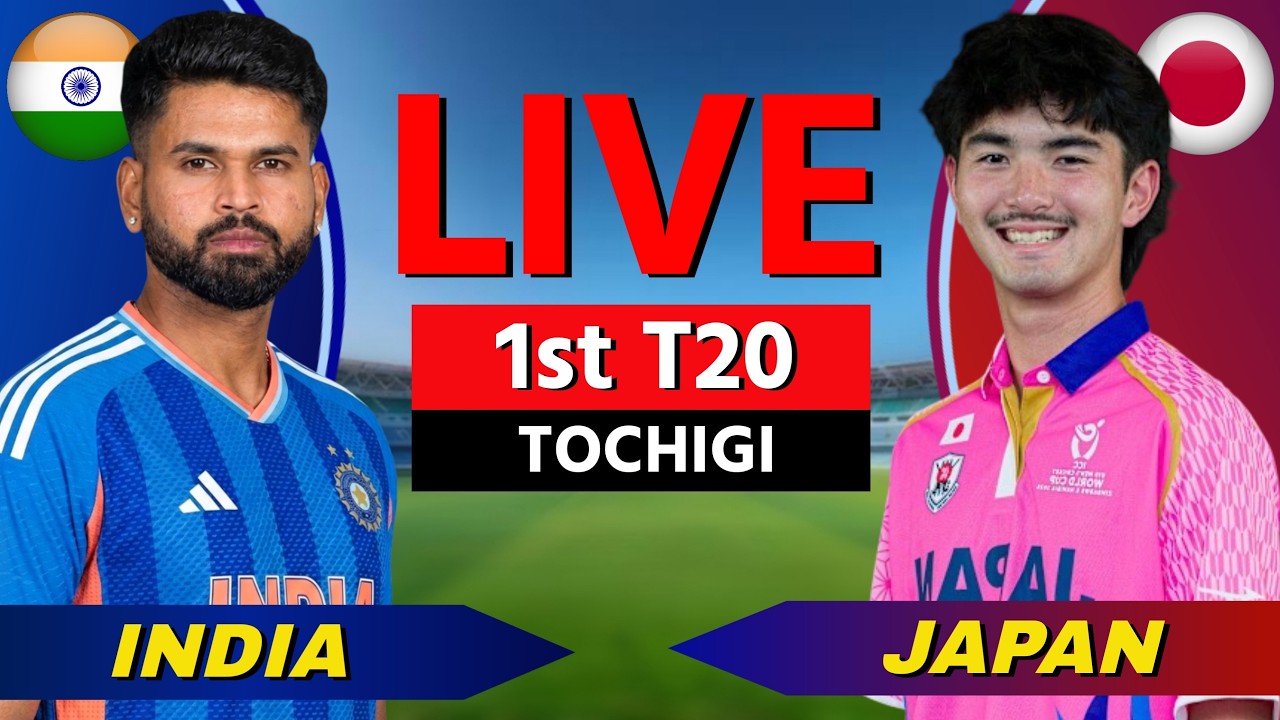 🔴 LIVE: IND vs JPN, 1st T20I 2026, Live Cricket Match Scores, Commentary, India vs Japan
