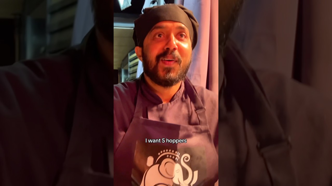 I Surprised a Sri Lankan chef in the UK!!🇬🇧🇱🇰👨&zwj;🍳  #travel #srilanka #uk