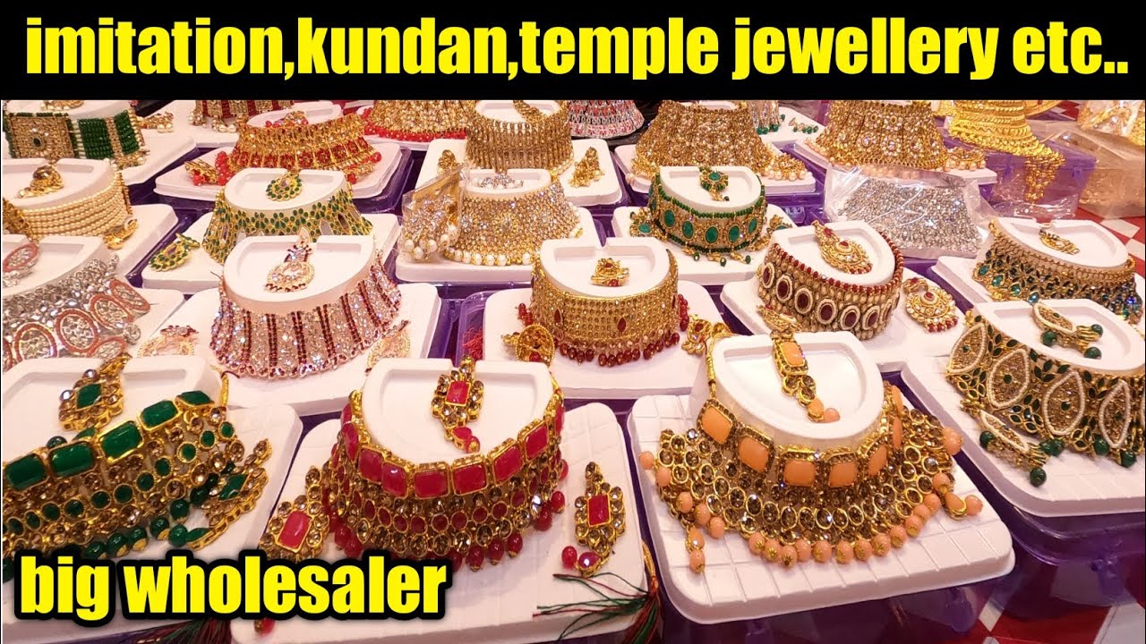Cheapest Bridal Jewellery Wholesale Market In Kolkata | Imitation Jewellery Wholesale Barabazar ||