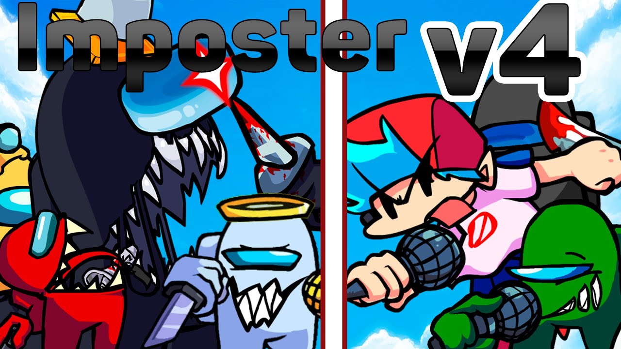 Friday Night Funkin' - VS Imposter v4 | NEW Leaks (FNF Mod Hard/Fanmade Imposter v4)