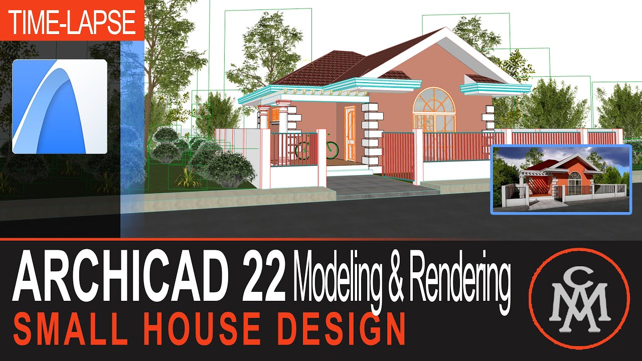 Руководство по моделированию и рендерингу Archicad 22 # 01 - Small House