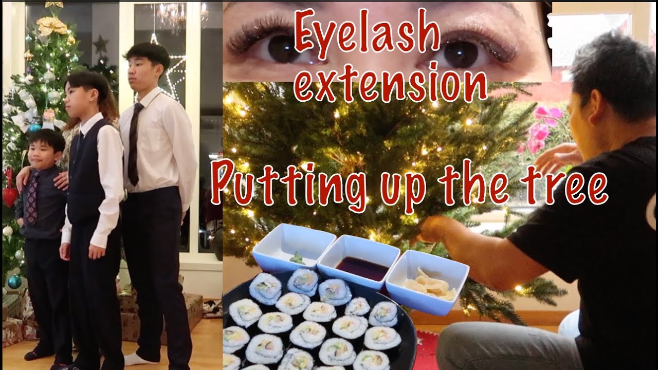 MY EYELASH EXTENSION EXPERIENCE |OUR CHRISTMAS HAPPENING |BAGYO SA NORWAY |LET'S MAKE SUSHI ROLLS
