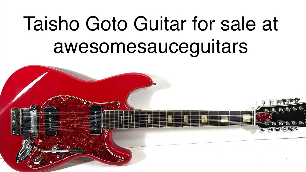 Weirdo Taisho Goto Guitar for sale at awesomesauceguitars 