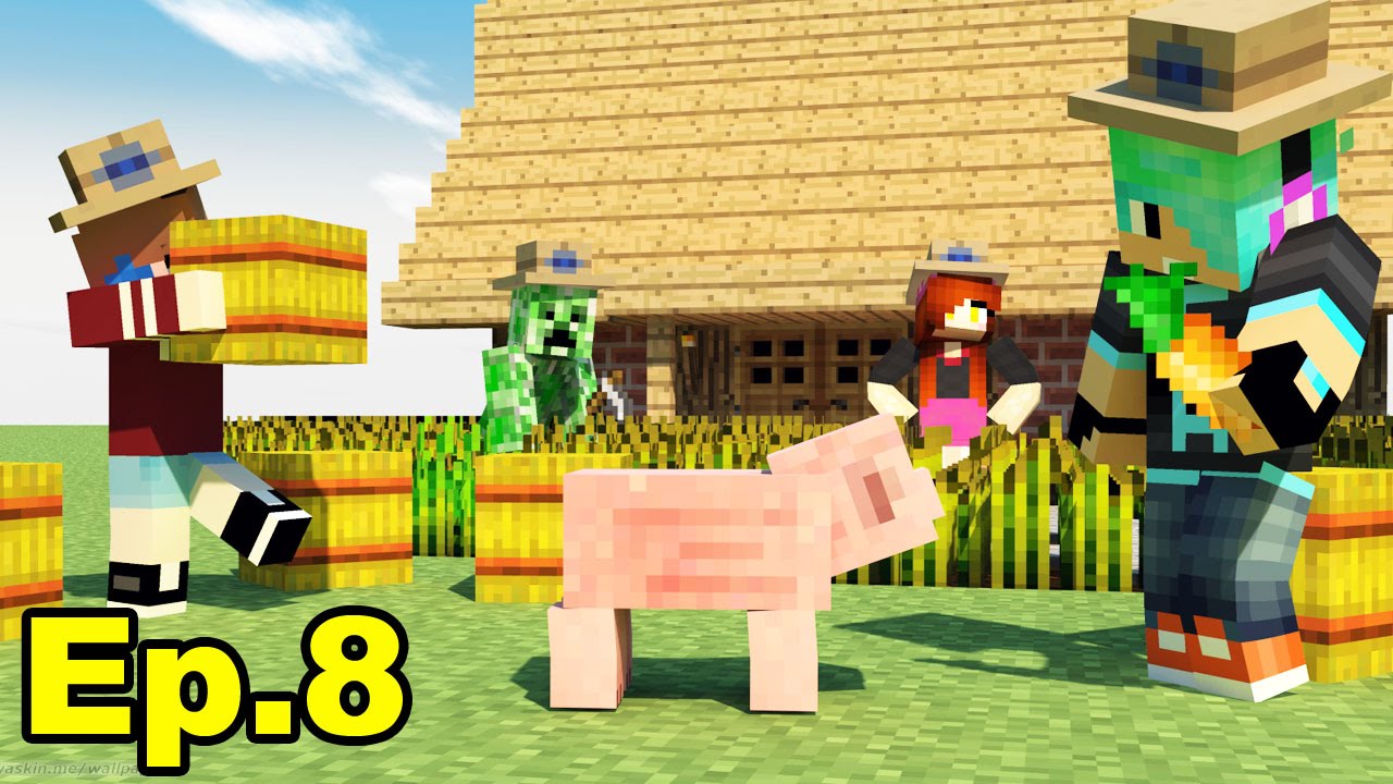 A Minecraft Survival Adventure Series / Episode 08/ A New Barn and a Fan Wall!