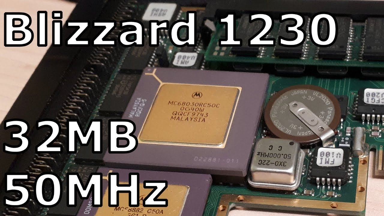 Amiga 1200 - Blizzard 1230 MC68030