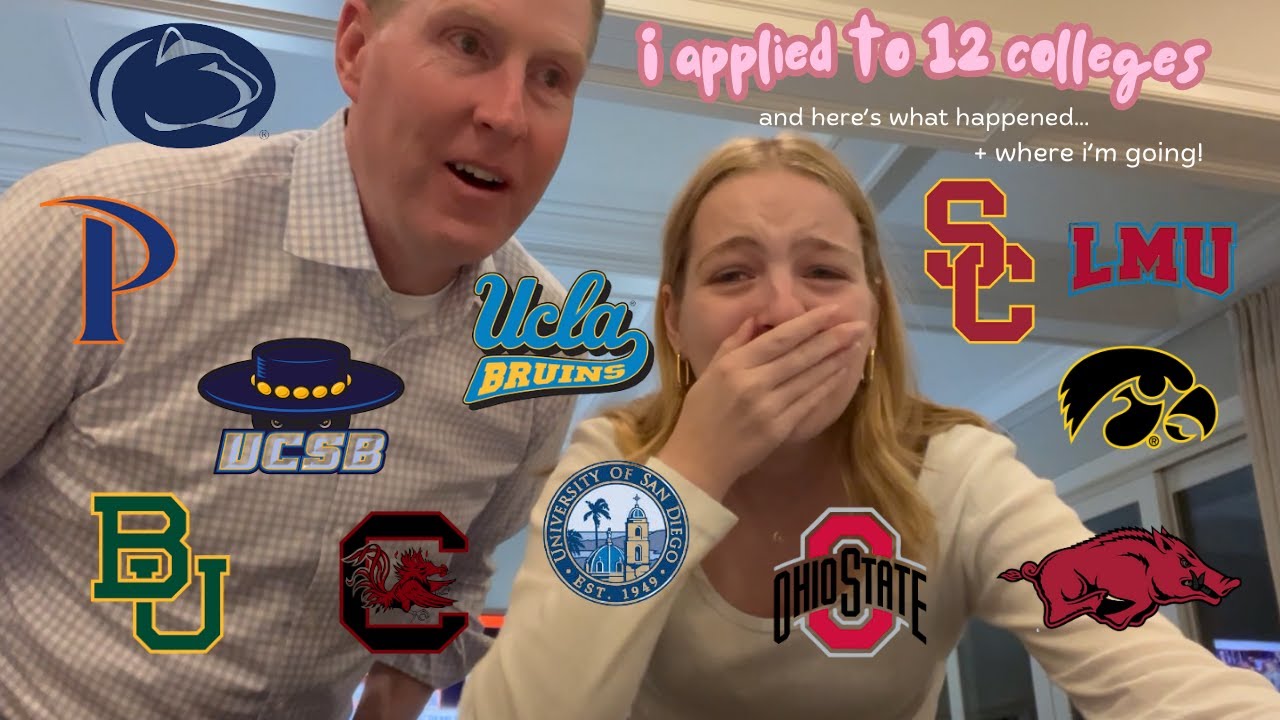 COLLEGE DECISION REACTIONS 2025 (t30's, UC's, + more) *emotional*