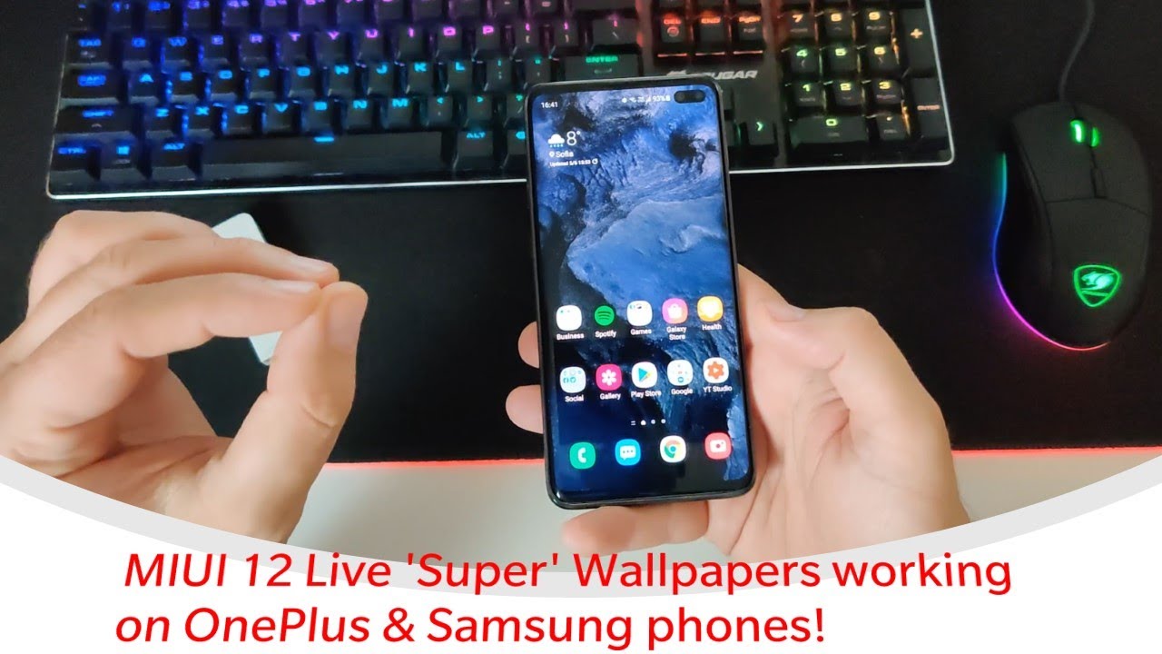 MIUI 12 Live 'Super' Wallpapers working on OnePlus & Samsung phones!