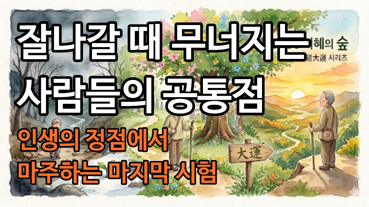 [주역 대운 5편]내 복을 영원히 지키는 밝고 희망 찬 지혜 - 주역 대운 오 부작 최종회​