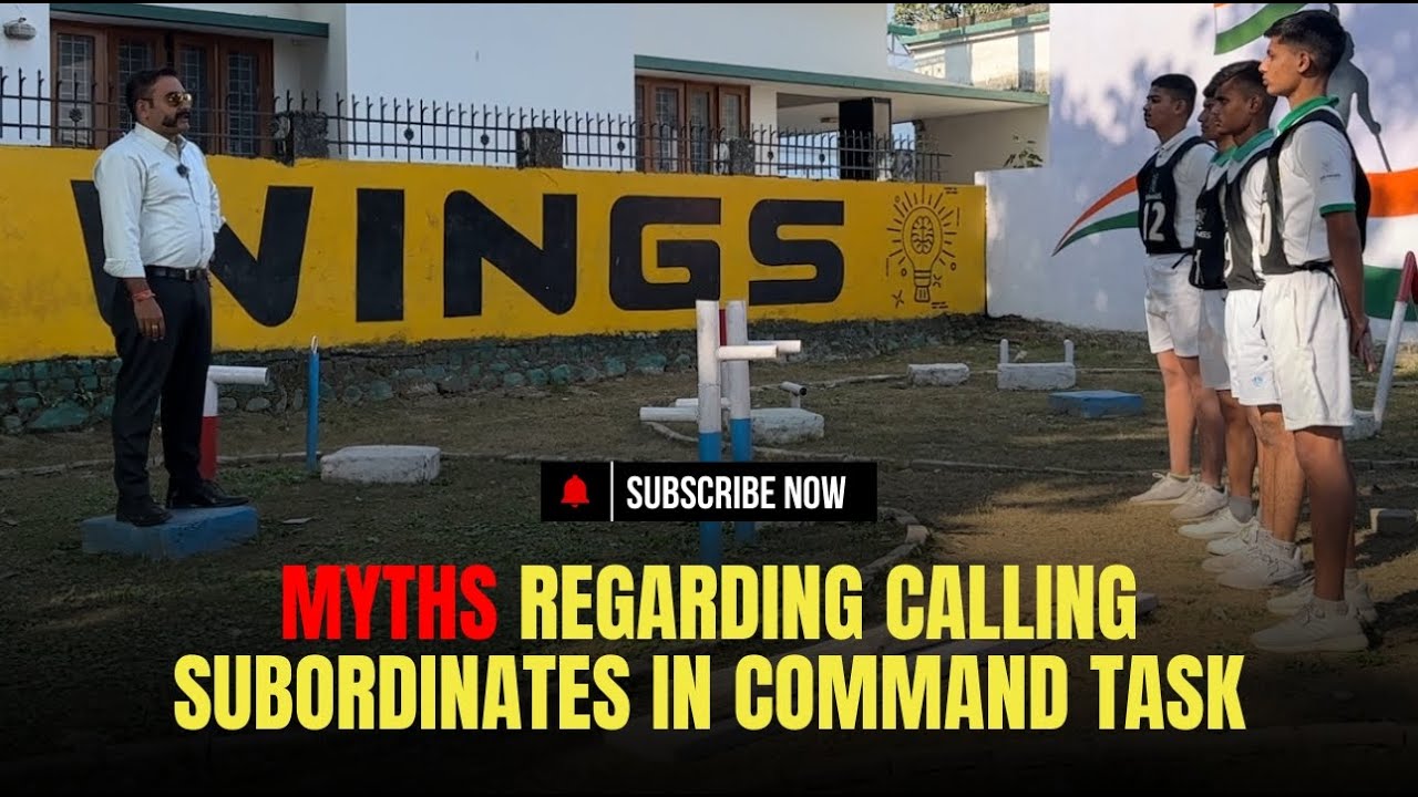 Myths regarding calling subordinates in Command task in SSB GTO | SSB Interview