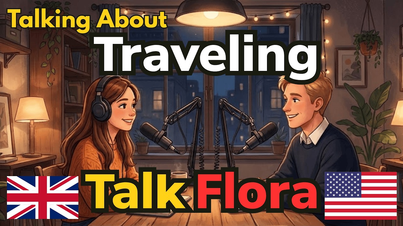 How to Talk About Traveling to New Places in English | English Conversation Practice | Talk Flora