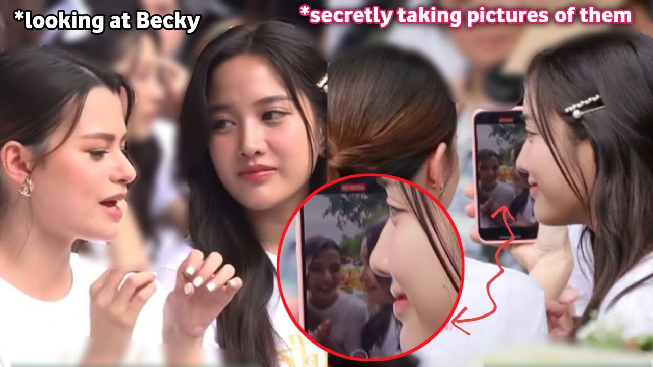 Freen Caught on Cam Secretly Taking Pictures of her with Becky During PinPhak series worship