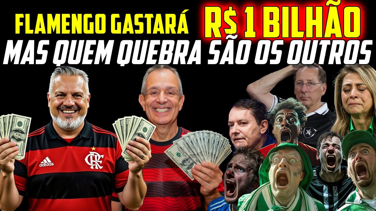 FLAMENGO BILIONÁRIO: ESTRATÉGIA para QUEBRAR RIVAIS e SAFs? BATALHA de ATRITO FINANCEIRA!