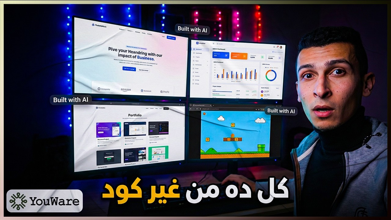 موقع ولوحة تحكم وبورتفوليو والعاب بدون خبرة ✅ افضل مواقع البرمجة بالذكاء الاصطناعي YouWare