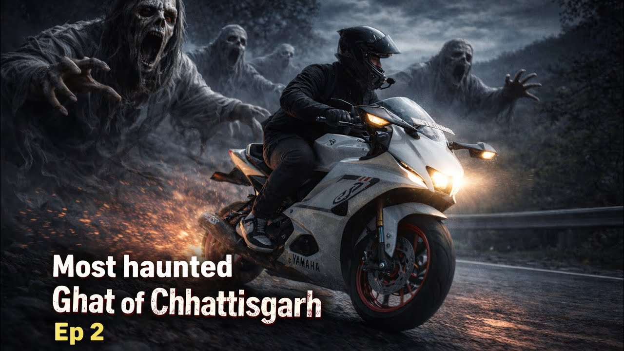 Most Haunted Ghat of Chhattisgarh 😱 | Rourkela to Hyderabad EP-2| Never Ride in Night