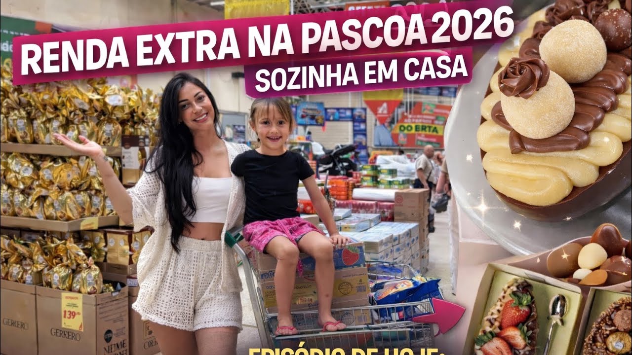 Renda Extra na Páscoa: Começando do zero em casa (SOZINHA) compra de insumos 