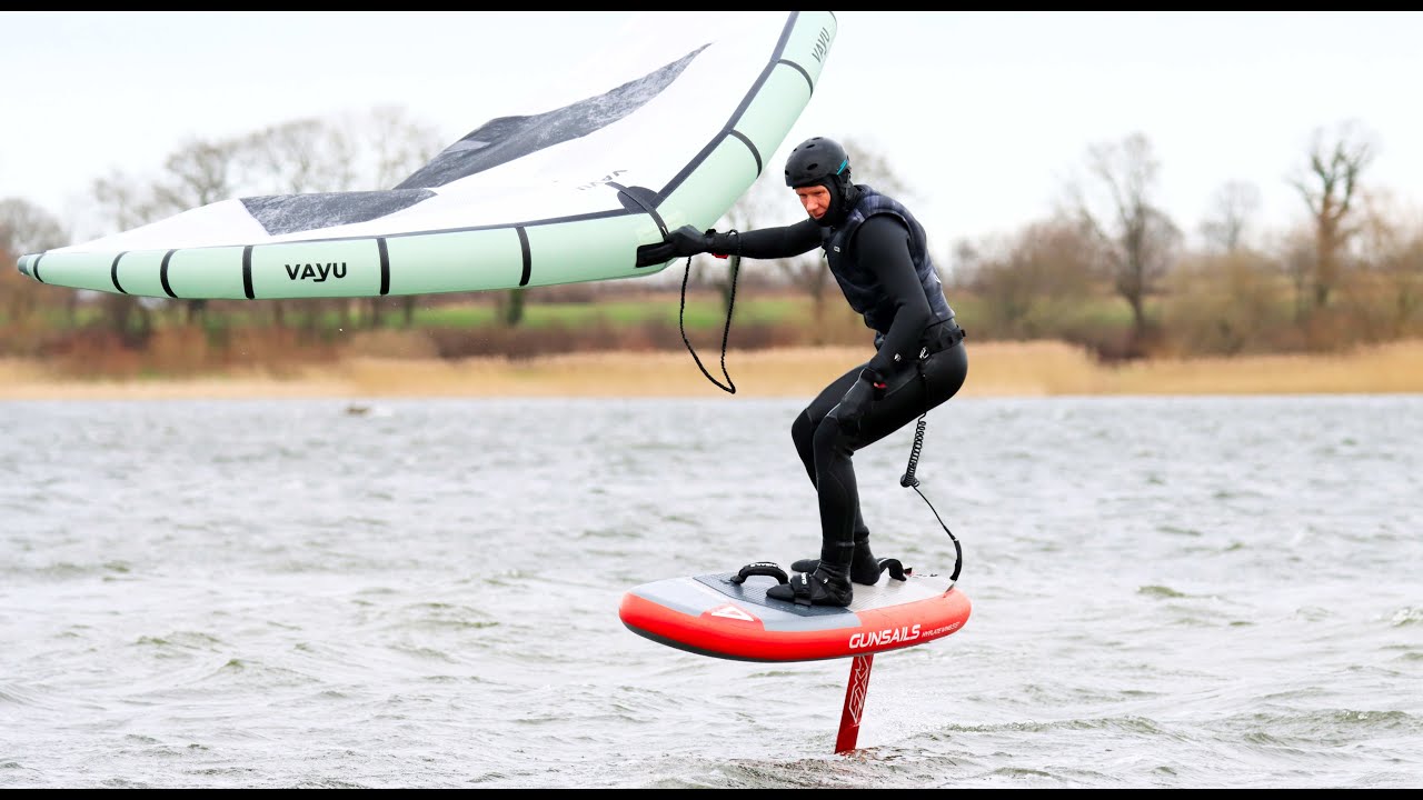 Das günstige GunSails Hy-Flate Wingboard im Test