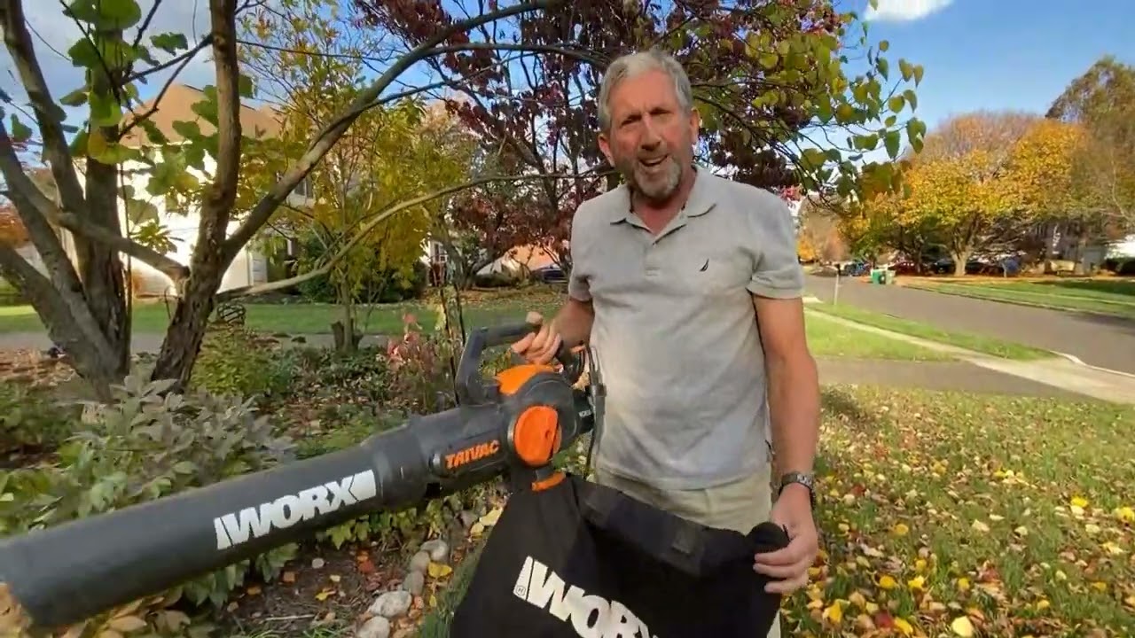 Review of the Worx-WG-512, trivac; vacuum, blower, mulcher