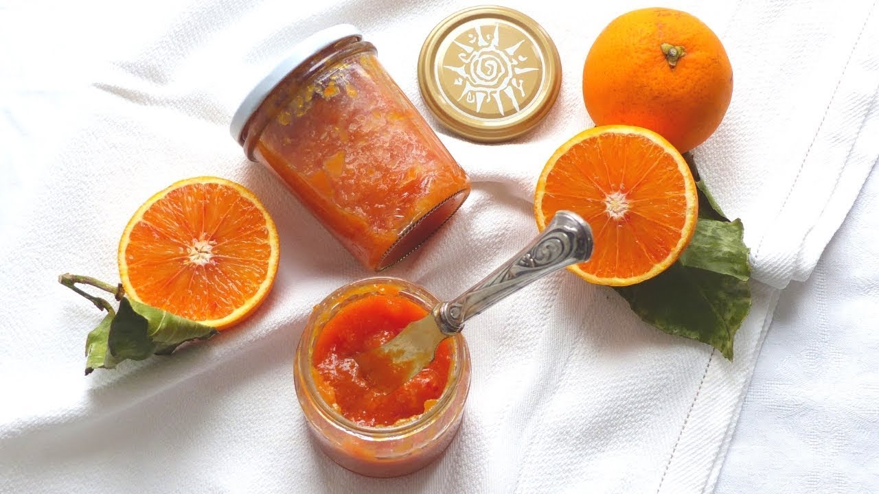 MARMELLATA DI ARANCE Fatta in casa  RICETTA FACILE SENZA MESCOLARE!! - RICETTE DI GABRI