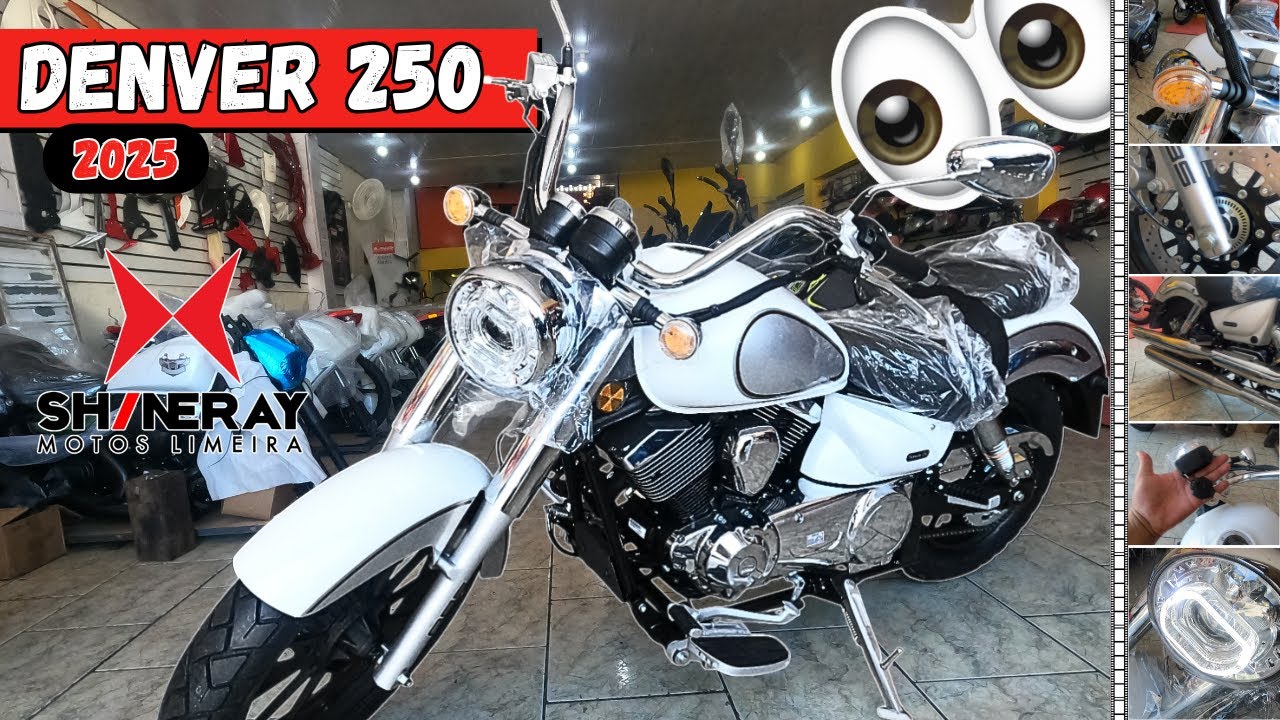 Shineray Denver 250 - 2025 |Detalhes, ficha t&eacute;cnica, ronco.. Agora a Royal Chora com esse lan&ccedil;amento