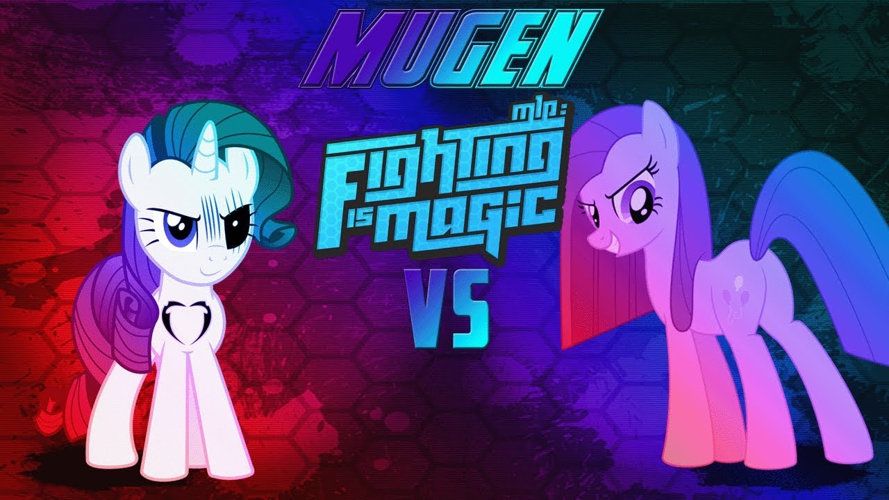 Mugen Fighting Is Magic Lil Miss Rarity VS Pinkamena