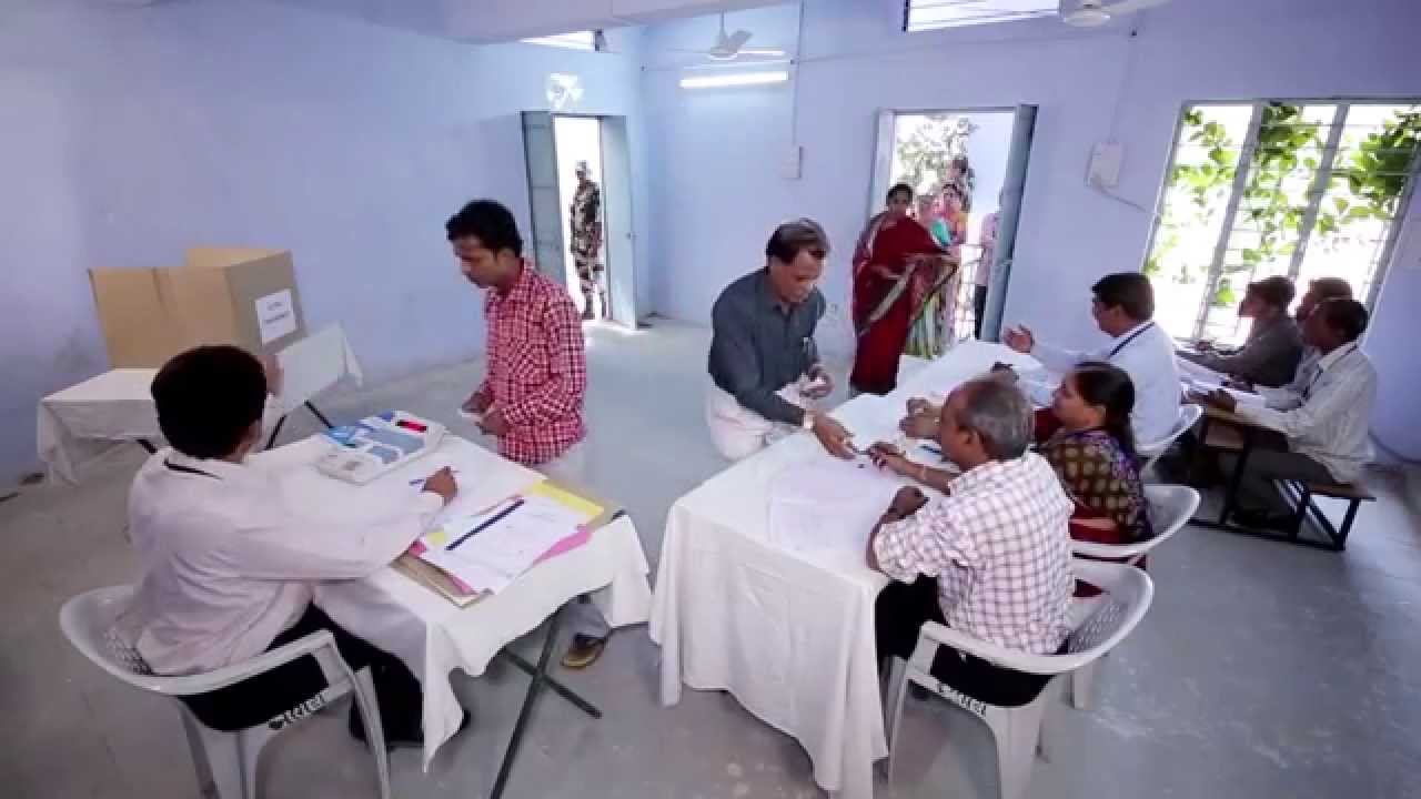 SETTING UP EVM IN POLLING STATION
