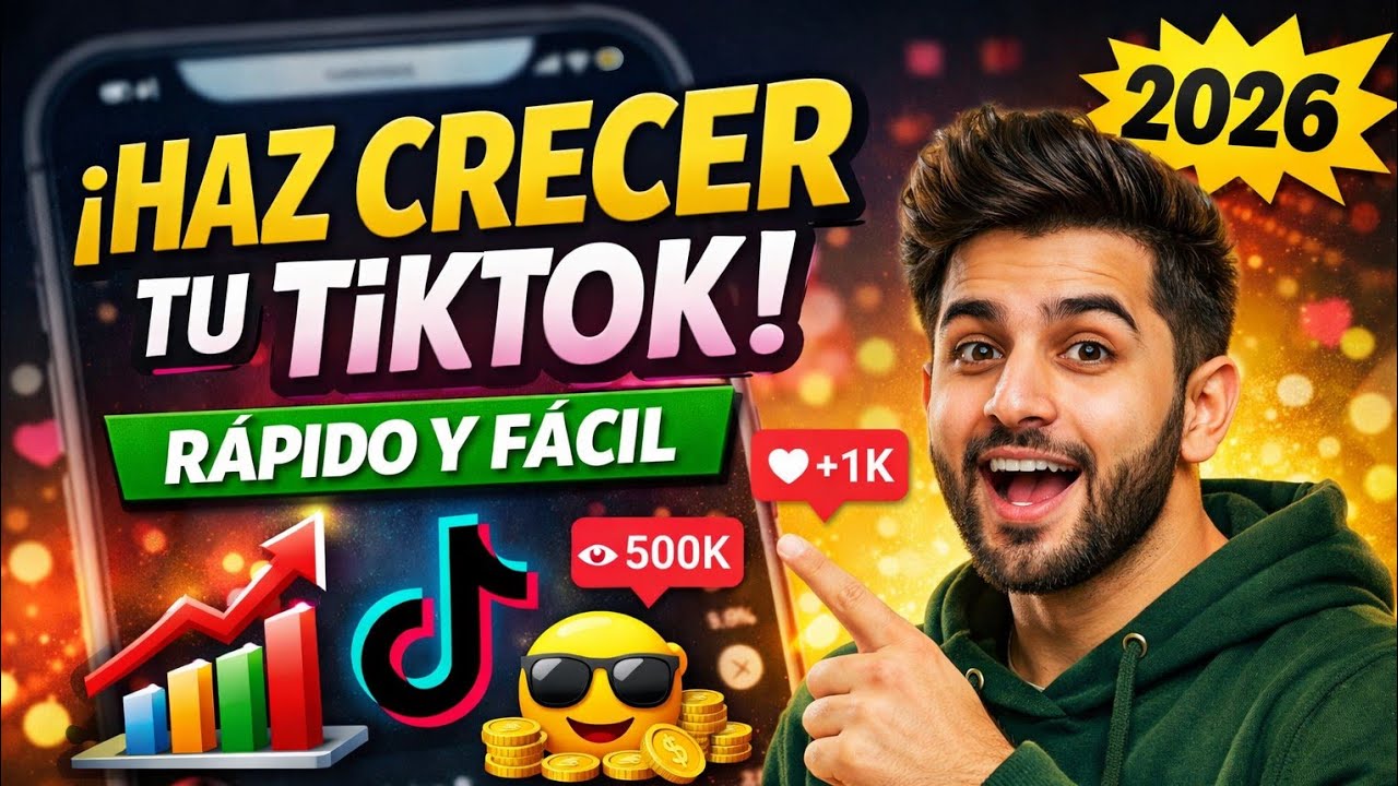 Cómo hacer crecer tu cuenta de TikTok rápido en 2026